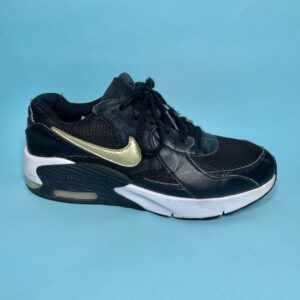 Nike black and gold air max