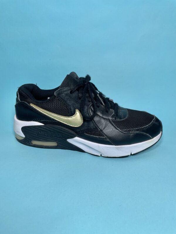 Nike black and gold air max