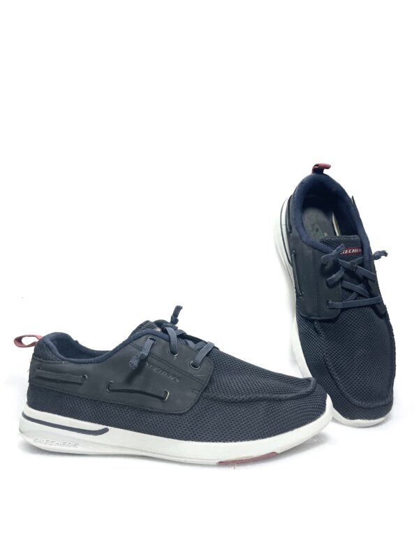 Skechers Relaxed Fit Mens Elent Berick Mens Boat Shoe Navy Blue - Image 6