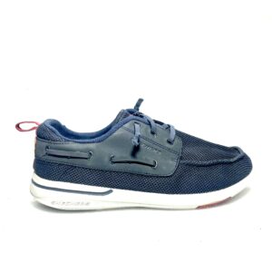 Skechers Relaxed Fit Mens Elent Berick Mens Boat Shoe Navy Blue