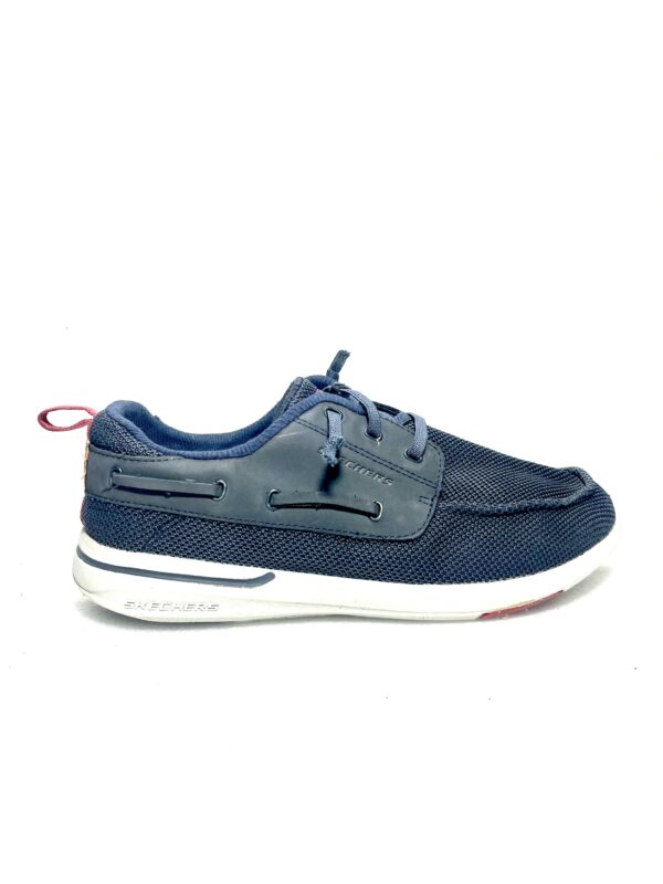 Skechers Relaxed Fit Mens Elent Berick Mens Boat Shoe Navy Blue - Image 2