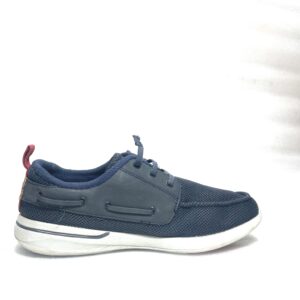 Skechers Relaxed Fit Mens Elent Berick Mens Boat Shoe Navy Blue