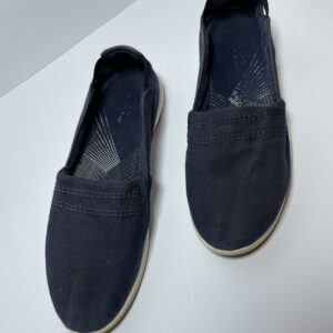 Clarks canvas loafers